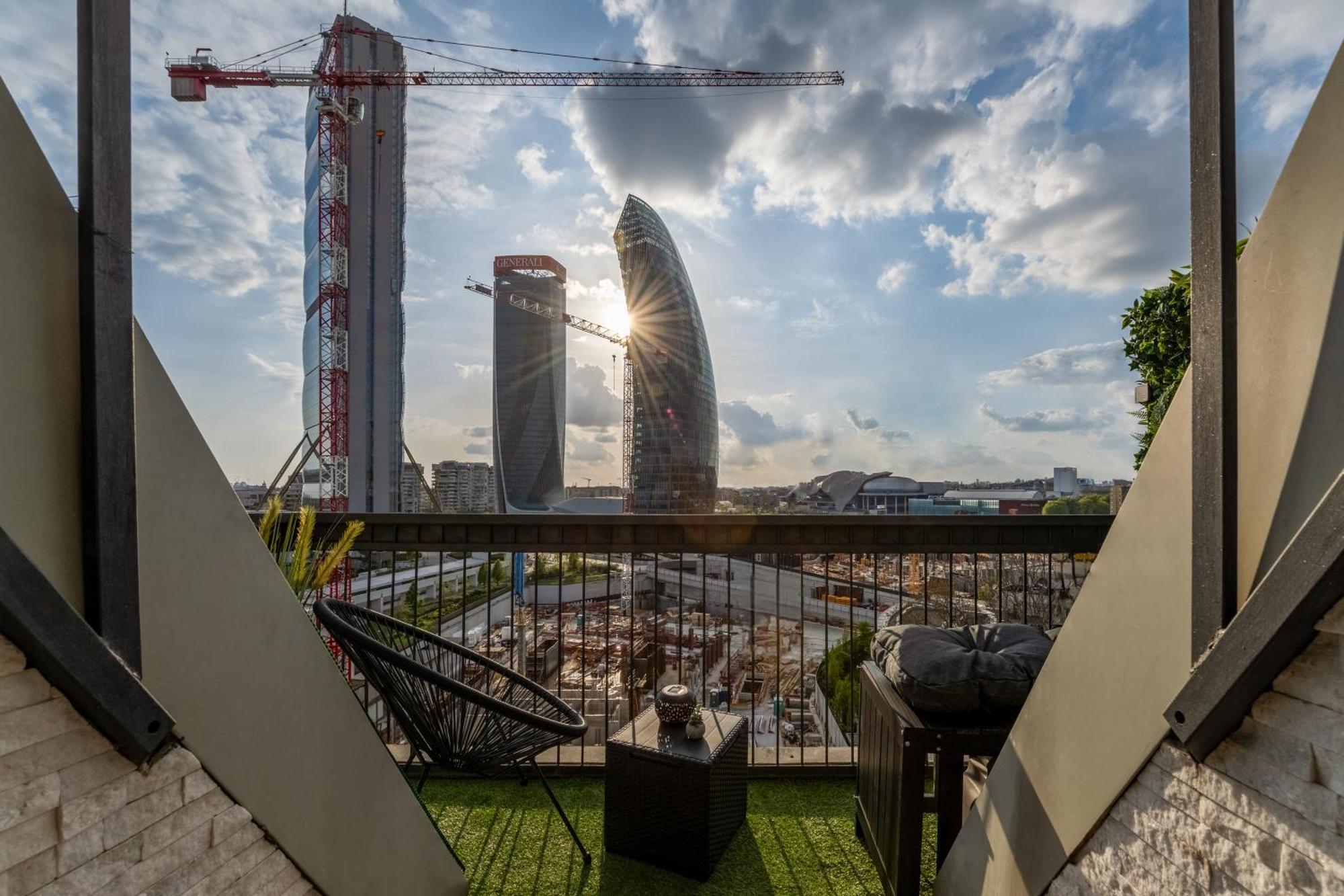 Luxury Skyview Suite - Citylife Apartment - Mico Milano Eksteriør billede
